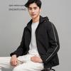 SNOWFLYING Men's Lightweight Hooded Casual Jacket