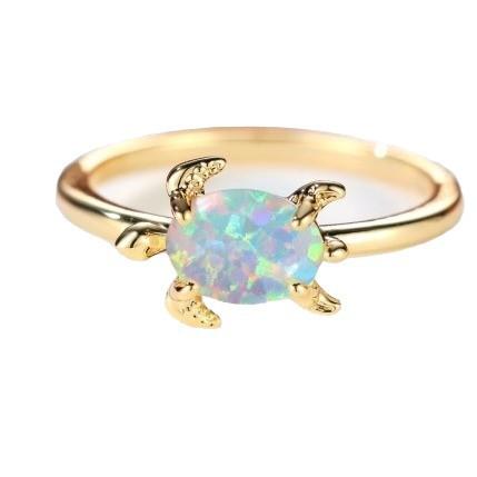 Australian Treasure Oval Zircon Wedding Ring Fashionable and Elegant Horse Eye Engagement Women's Mother's Day Accessories