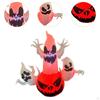 Halloween Inflatable Decoration Blow Up Yard Decorations Photo Props Pumpkin Ghost with LED Lights