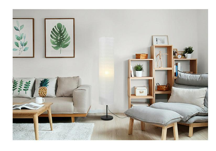 Nordic Japanese Warm Modern Floor Lamp for Bedroom, Study, or Living Room