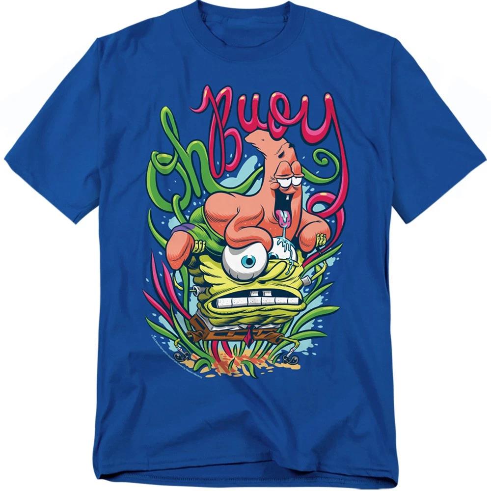 SpongeBob SquarePants - Oh Buoy - Unisex Short Sleeve Children's T-shirt - Blue