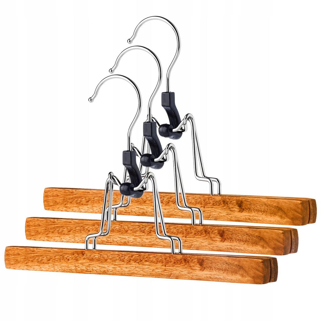 KADAX Hosenbügel Kleiderbügel Holz Doppel