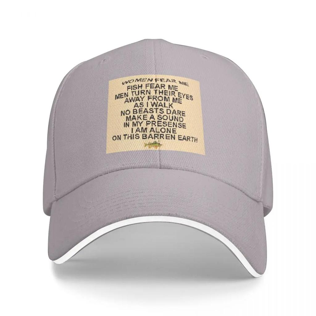 women fear me Baseball Cap fishing hat sailor cap for men Luxury Man Hat Visor Womens Beach Outlet 2025 Mens