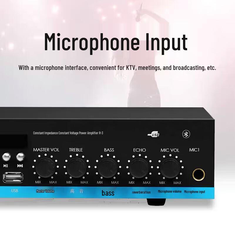 Newmine R3 Bluetooth Amplifier Kit with ND-11D Speakers CN plug (adapter included)