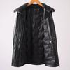Fleece thickened leather jacket women's medium and long winter new foreign-style fur integrated large-size coat