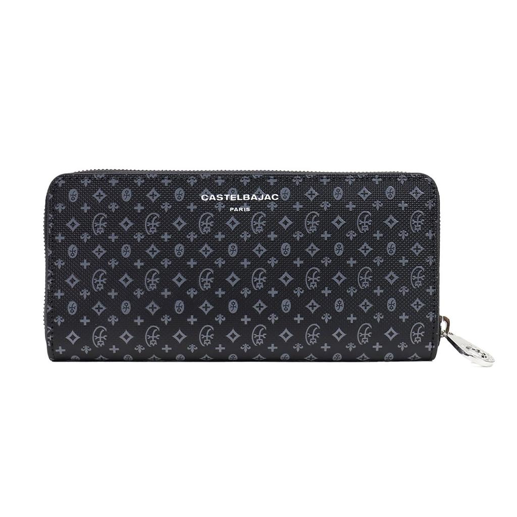 Castelbajac Versa Small Round Zipper Long Wallet 067623 Black