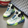 Breathable Mesh Children's Basketball Shoes Boys 2025 Summer New Girls Non-slip Rotating Button Sports Shoes Foreign Trade