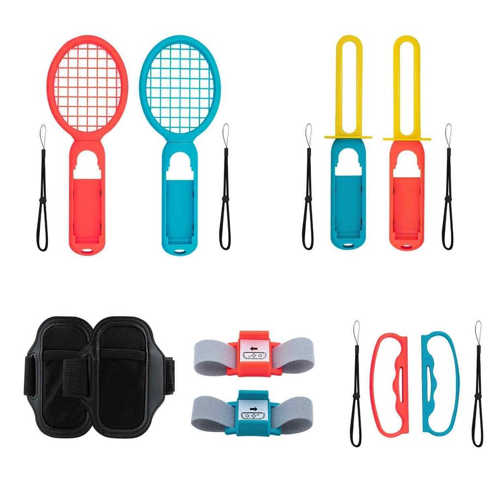 10 In 1 Sport Game Accessories Set for Nintendo Switch / Switch OLED Joy-Con