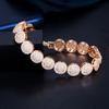 Full Diamond Round Zircon Bracelet Exquisite Jewelry Adjustable With Extended Buckle Bridal Jewelry