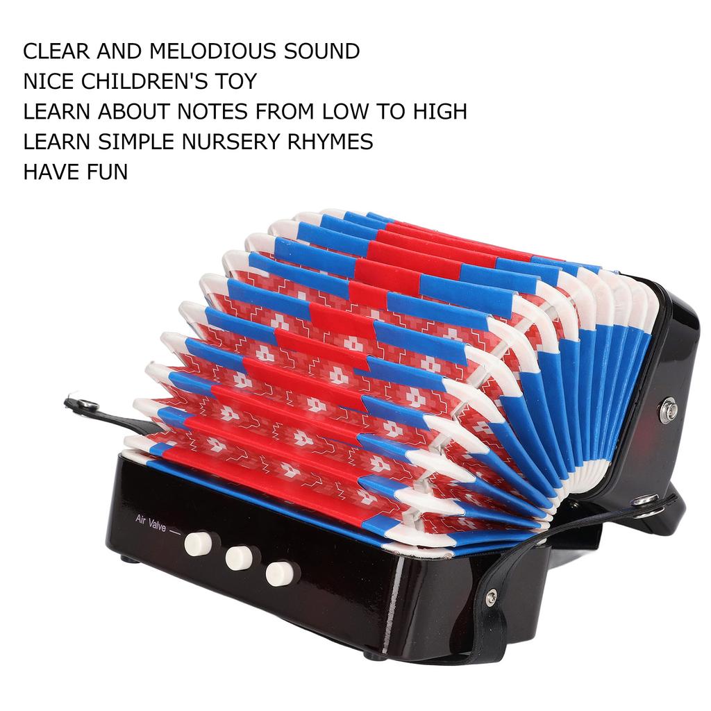 Kids 10 Keys Accordion Children Accordion Musical Instrument Educational Toy Birthday Gift for   Ensemble