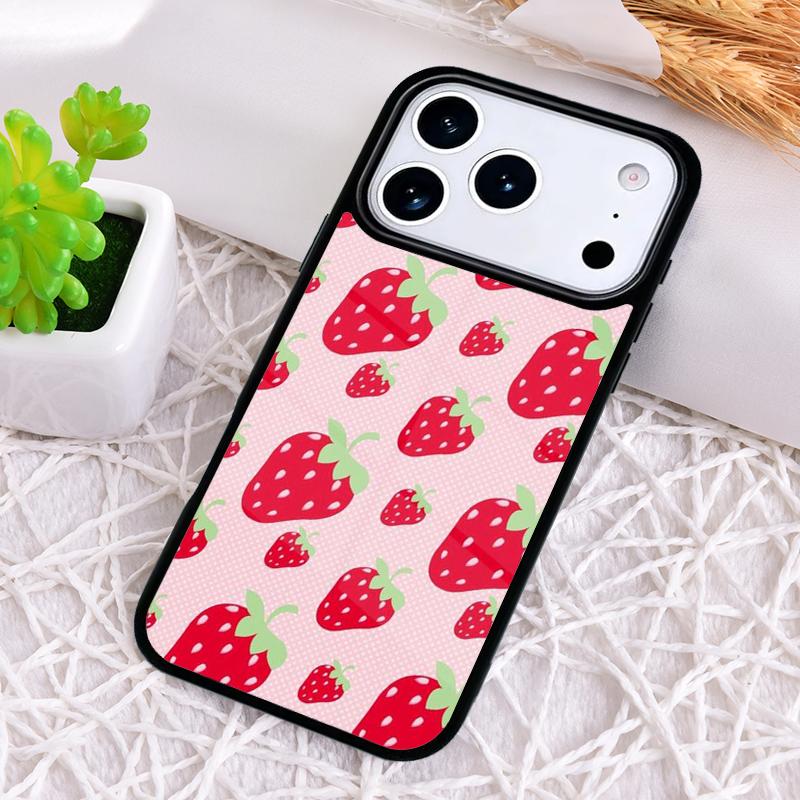 Strawberry Fields Shockproof Phone Case for iPhone 17 Air 16e 15 11 12 14 13 Pro Max Cover Coque