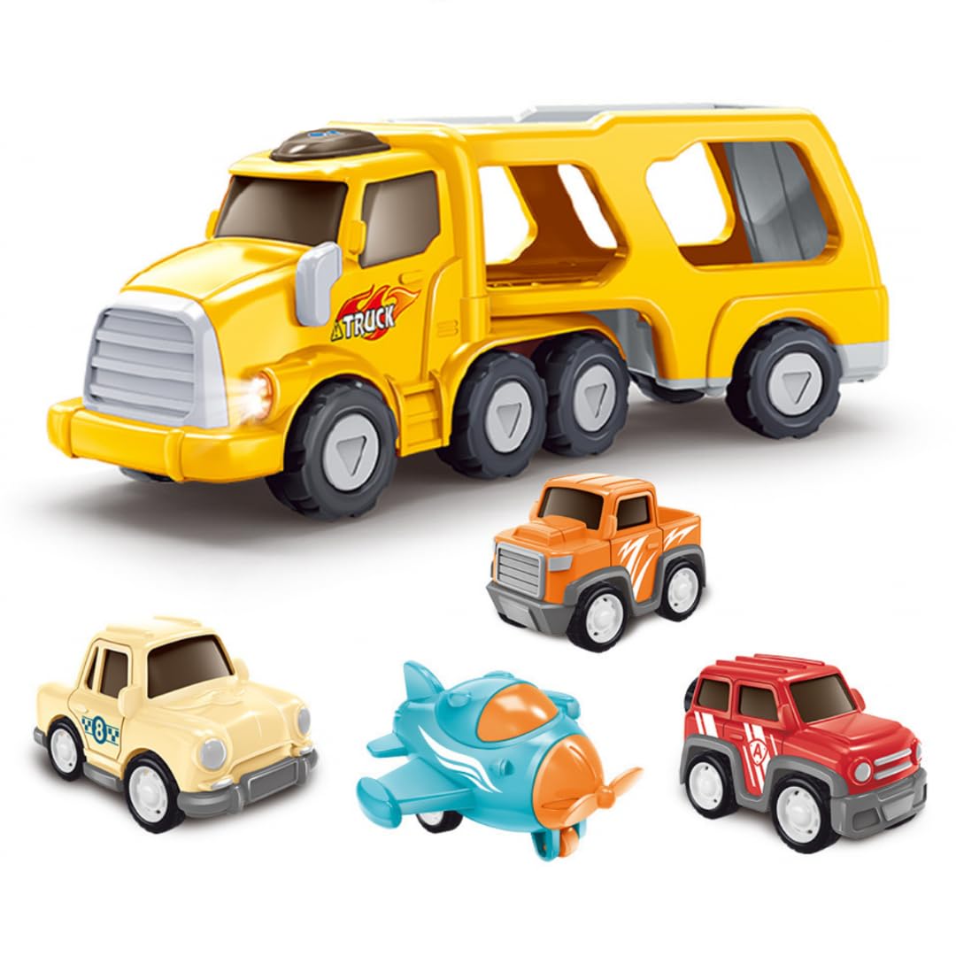 

Toy Miniature Educational Ages Toy Airplane Car, Car, Toy, 1, 2, 3, Carry-on Car, (Yellow)