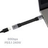 Universal USB4 V2.0 Type C Extension Cable 80Gbps Highly speed Data Transfer 8K Resolution And Fast Charging