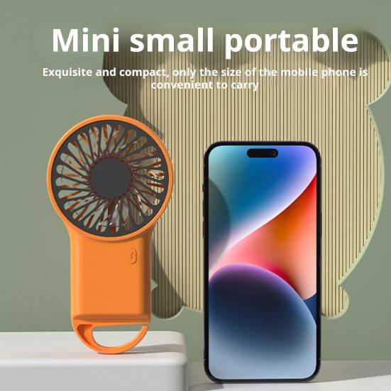 Mini přenosný ventilátor Silný vítr 3 nastavení rychlosti Nízká hlučnost Kompaktní velikost Přenosný dobíjecí chladicí ventilátor Osobní malý stolní ventilátor