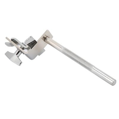 Morsetto per Supporto Batteria Grancassa Regolabile Metallo Clip per Campanaccio Accessori di Fissaggio Percussioni 5in