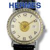 Used Hermes Serie Combi Gold Leather Belt Leather Quartz Ladies Watch Good Condition