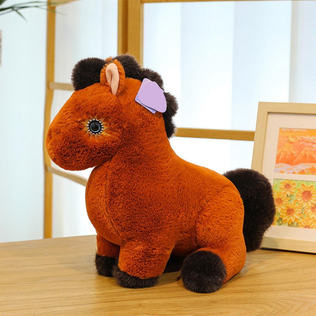 Cute Floating Star Plush Toy Doll Sitting Posture Jun Year Of Horse Year Of Destiny Gift For Boys And Girls