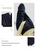2026 Dark Blue Denim Wide-Leg Maternity Jeans - Ice Silk Straight Leg, Floor-Length for Spring/Summer