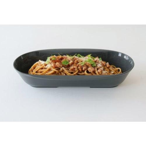 Ihara Kihan Pasta Bowl, Brown, Size: Approx. W14.6 X D29.6 X H6.3 Cm, ALC20