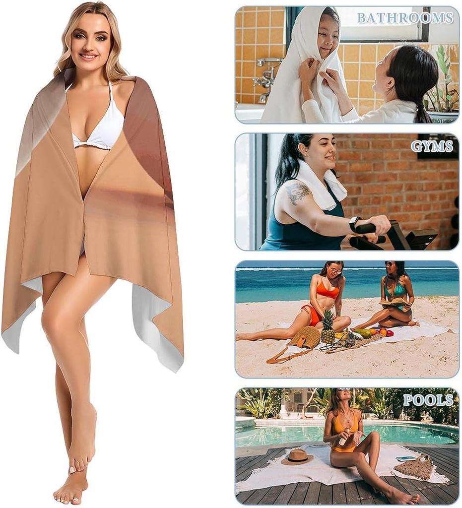1PC Smile Egg Beach Towel for Family Friends Gifts Towel Quick-Dry Beach Towel For Bath Yoga Tourism Beach GYM Camping Swimming