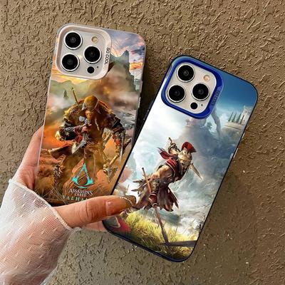 Coque de téléphone de couleur jeu A-Assassins C-Creed amusante pour IPhone 17 16 15 14 13 12 11 Pro Max Plus Pro Coque