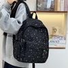 Schoolbag Backpack Women's Japanese Ins Gypsy Campus Junior High School Student School Bag Women's Large Capacity Versatile Travel Backpack