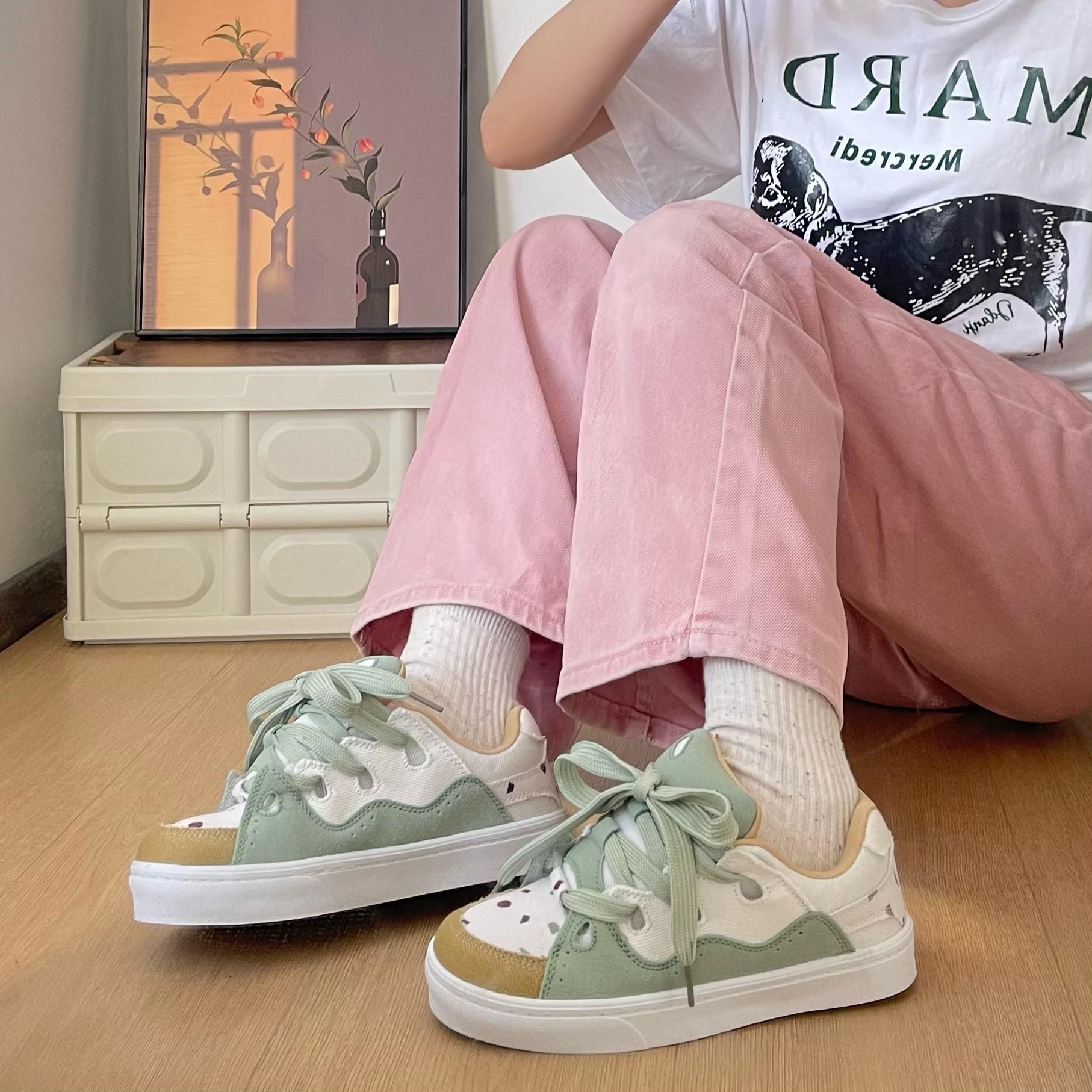 

Summer ins harbor style couple casual board shoes chic niche students breathable transport 36