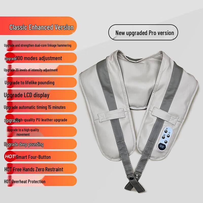 Taichang 6D Neck and Shoulder Massage Shawl CN plug (adapter included)