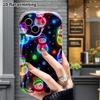 Phone case: 2D flat design suitable for iPhone 18 17 16 15 14 13 Pro protective case, glowing snowman, perfect Christmas and Halloween holiday gift