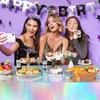 Iridescence Laser Aluminum Film Tablecloth Table Cover Happy Birthday Party Decortion Kids Baby Shower Tablecloth Supplies