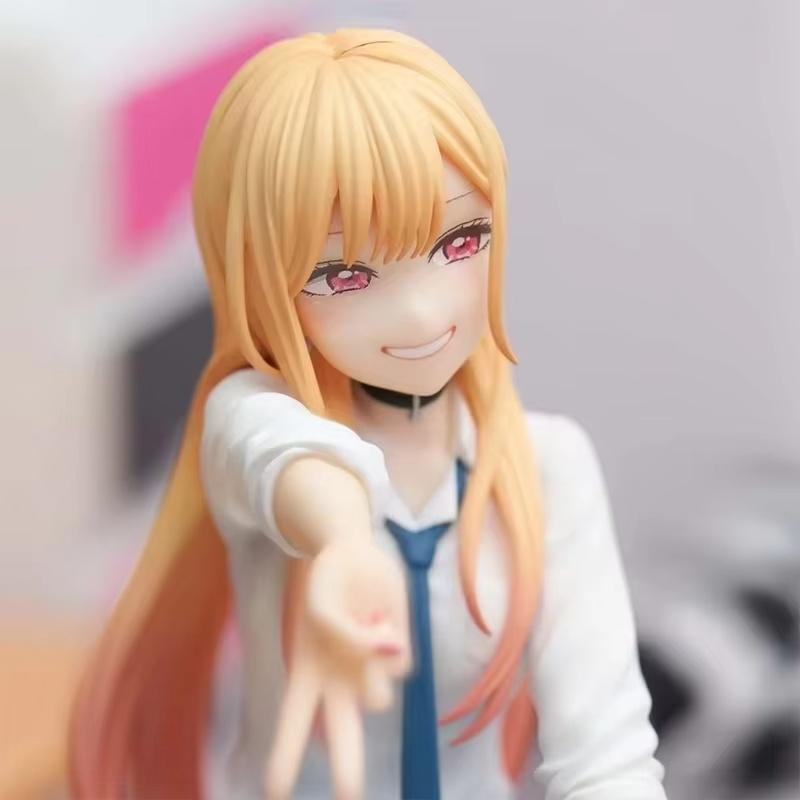 Mein Dress-Up Darling Anime Figur - Kitagawa Marin Sitzende Position Modell Statue Sammlerstück Dekoration Handgemachtes Spielzeug Geschenk