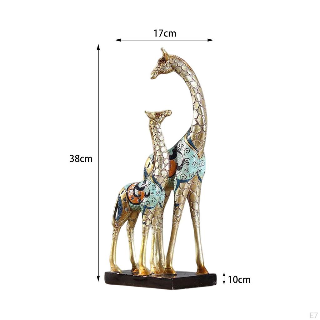 Elegant Giraffe Sculpture for Home Decor - Perfect Bedroom or Entrance
