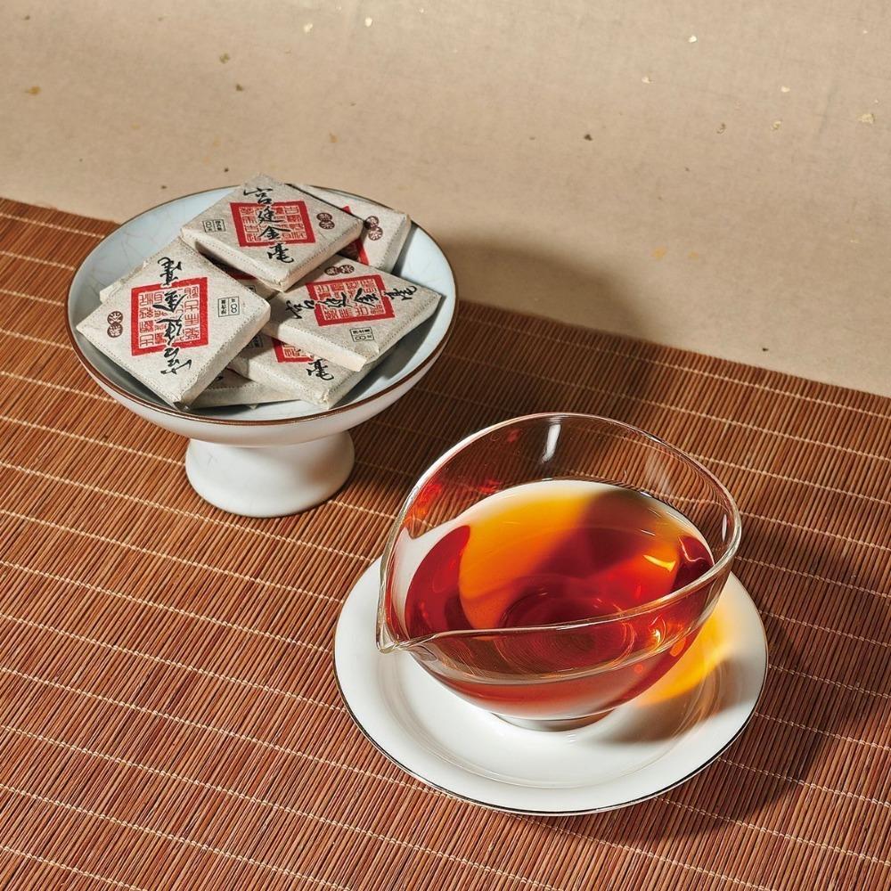 Yunnan Pu'er Tea – Old Banzhang Ripe, Jinhao Brown Mountain Palace, Small Square