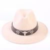 Popular European and American High-end Wool Top Hat, Men's and Women's Fashion Versatile Elegant Top Hat Jazz Hat