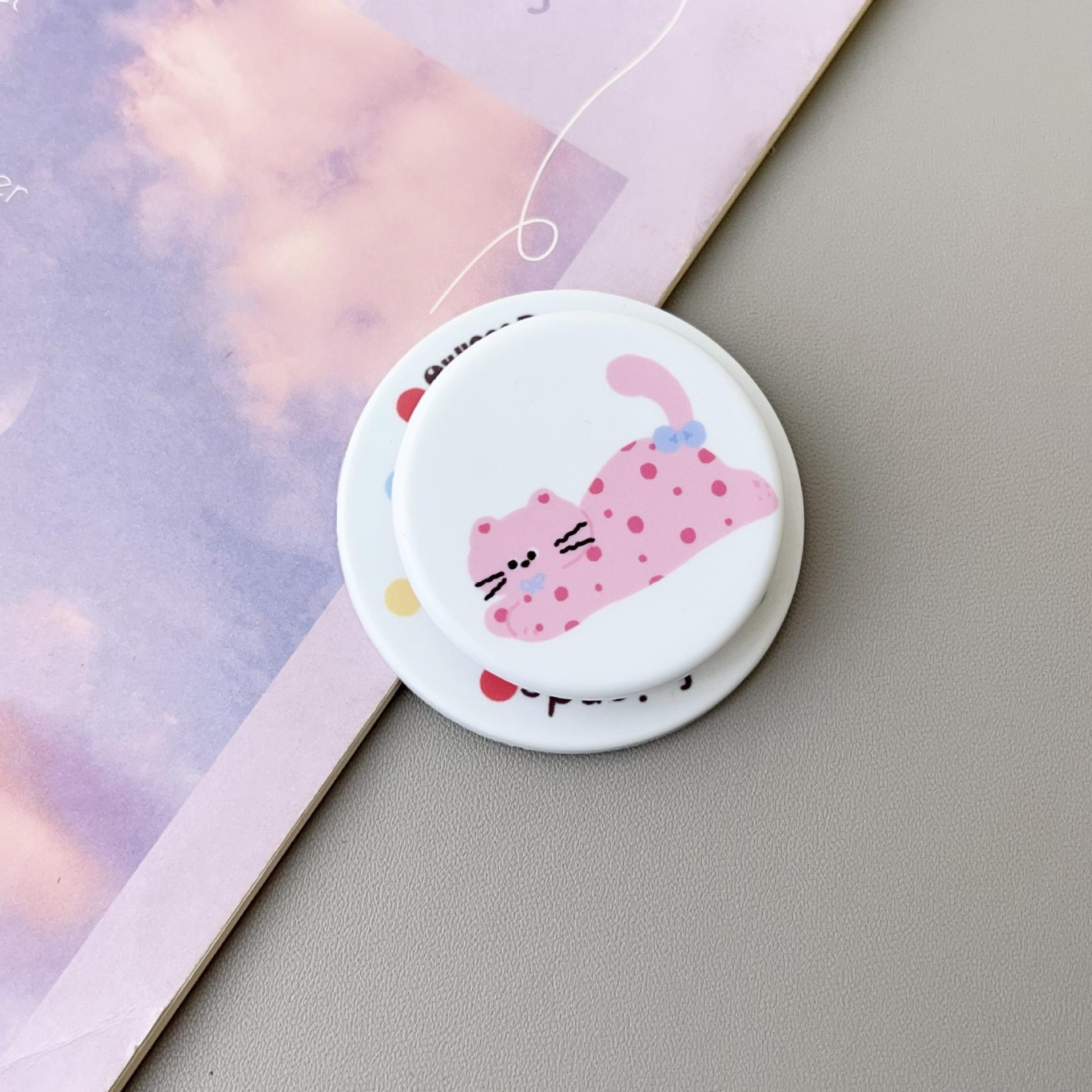 Frosted Cartoon MagSafe Magnetic Phone Stand with Telescopic Airbag Design