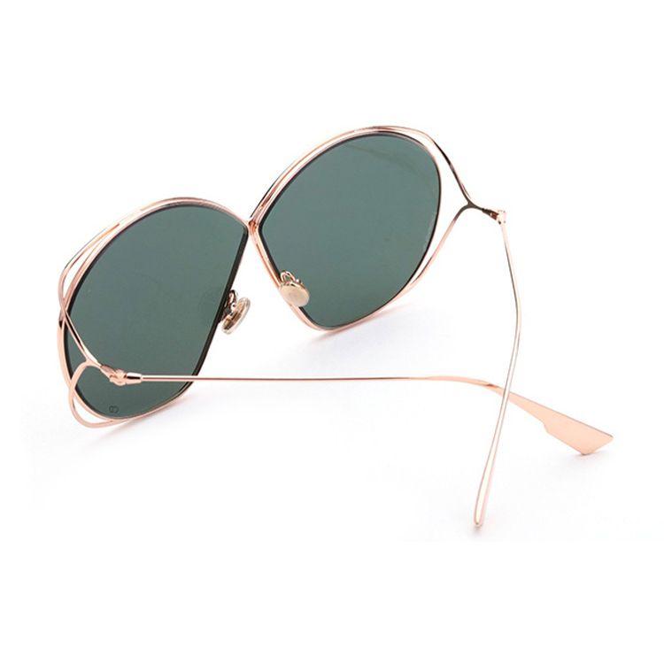 Dior Stellaire 2 Irregular Gold Frame Sunglasses Metal Oval Sunglasses Women sunglasses STELLAIRE2-DDBO7
