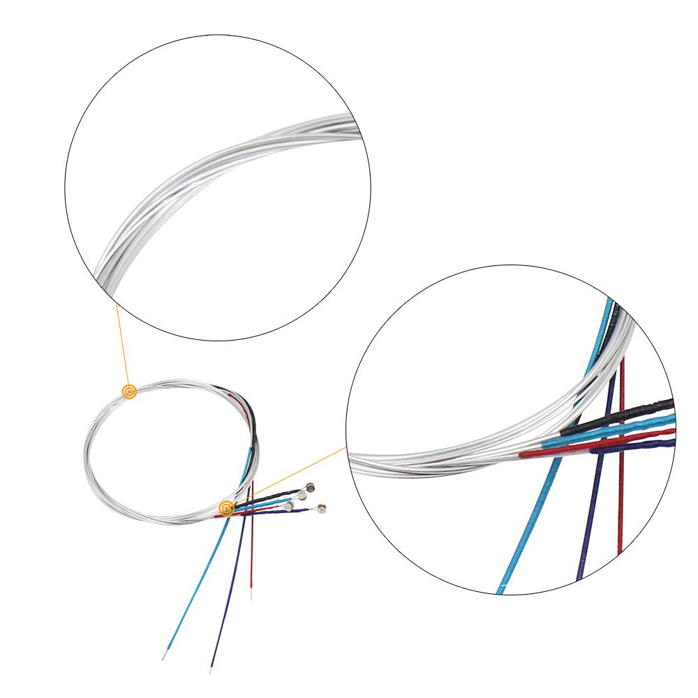 AV12 4PCS Violin String High Quality Stainless Steel Wire String Repair and Maintenance Kit Musical Instrument Accessories