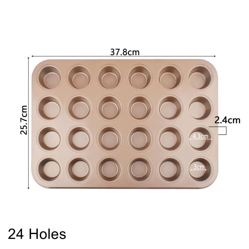 48 caurumu mini apaļa smalkmaizītes kūkas