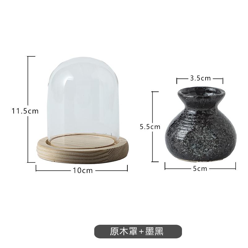 Chinese Ceramic Toothpick Jar Retro Toothpick Tube with Cover Creative Floss Cotton Swab Box Storage Box Set Home Decoration