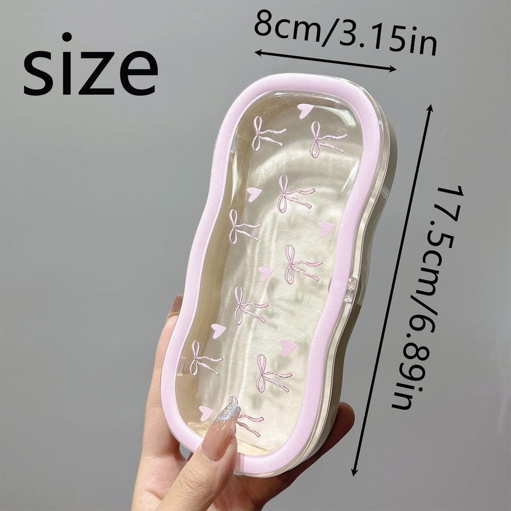 Glasses Case Storage Pink Bows for Work Daily Use Classroom Office Glasses Holder Protectors Sunglasses Pouch