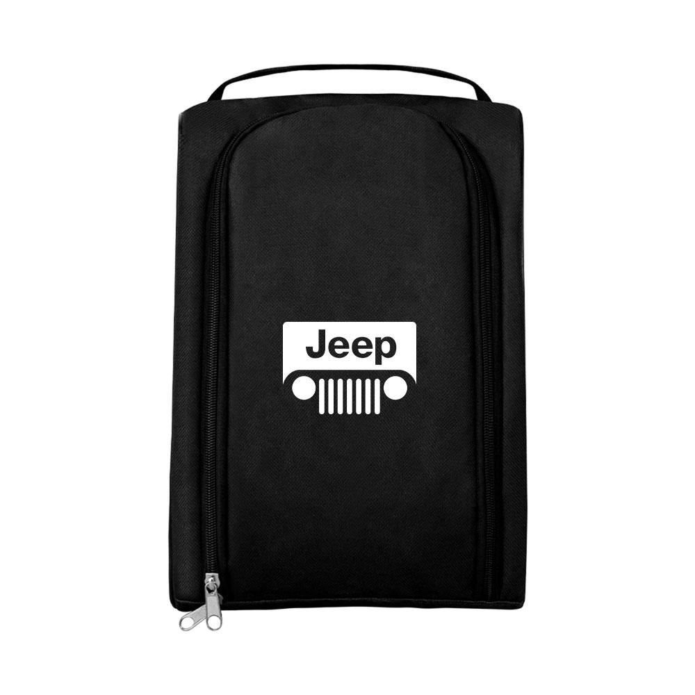 Car Emblem Shoes Storage Bag Organizer Interior Accessory Auto Styling For Jeep Grand Cherokee Wrangler Renegaed Compass JPB JK AMP1