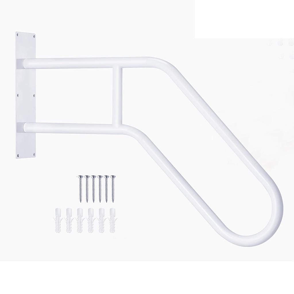 Outdoor Steps Handrails 13 Step Exterior Porch Stair U Shaped Wall Mount Safety Grab Bars for