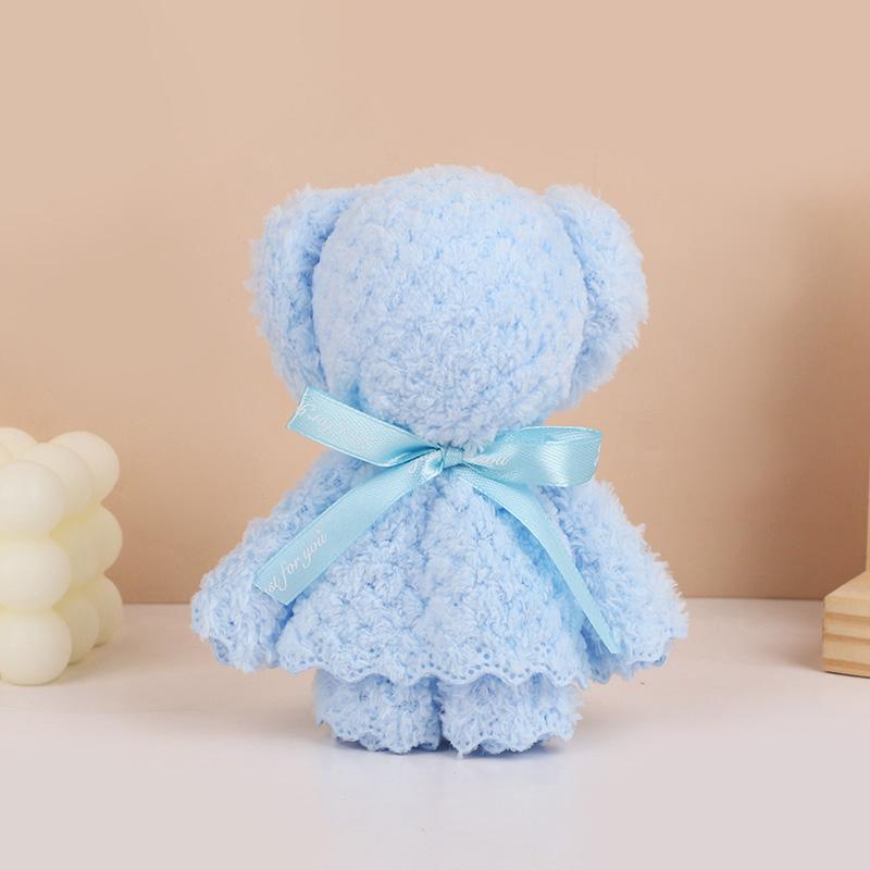 5/10 Stück Teddybär Handtuch Geschenkset für Hochzeit Kinder Geburtstagsparty Mitgebsel Babyparty Gästegeschenk Weihnachten Ostern Wohnkultur