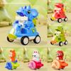 Push Kids Toy With Dinosaur Animal Designs For Cognitive Entertainment Skills