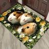 Guinea Pigs Carpet Rug for Living Room Bedroom Home Sofa Decoration,Kids play Non-slip Floor Mat