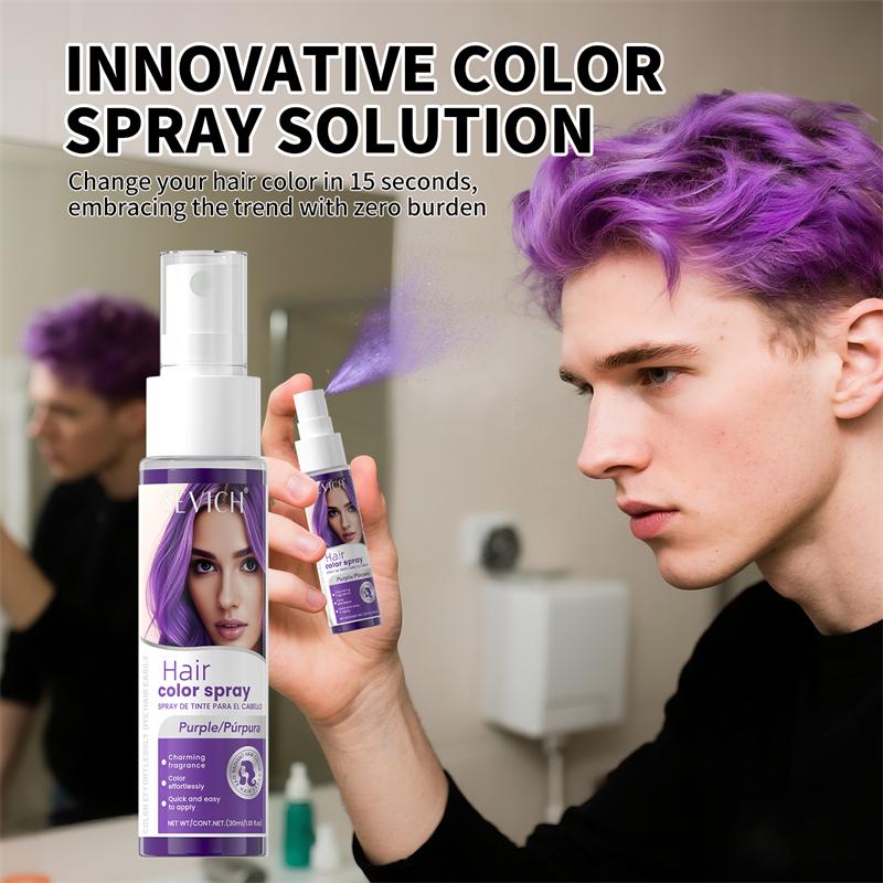 Spray para coloración de cabello, 8 colores