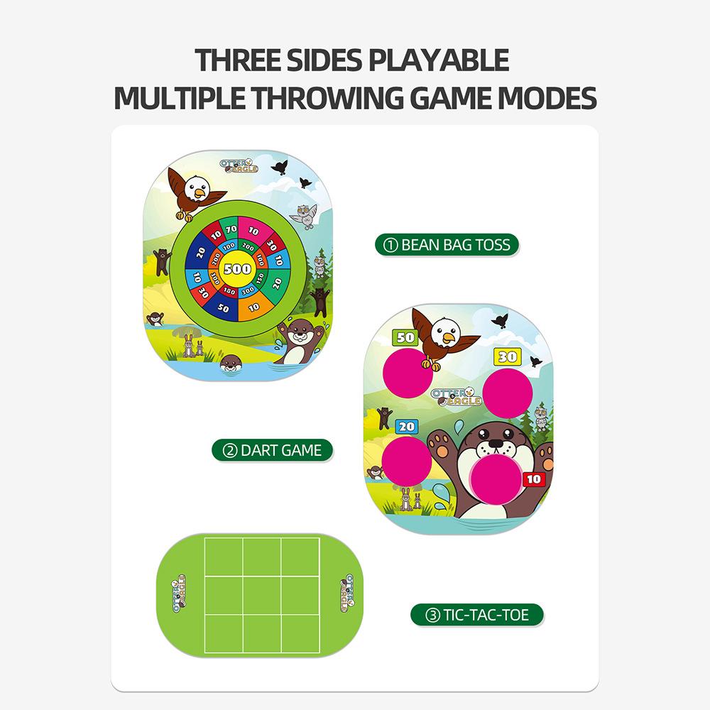 Eltern-Kind-Anzug Kinder Sandsack Wurfziel Geschenk Familie Rasen Multiplayer Interaktive Wurfspielzeug