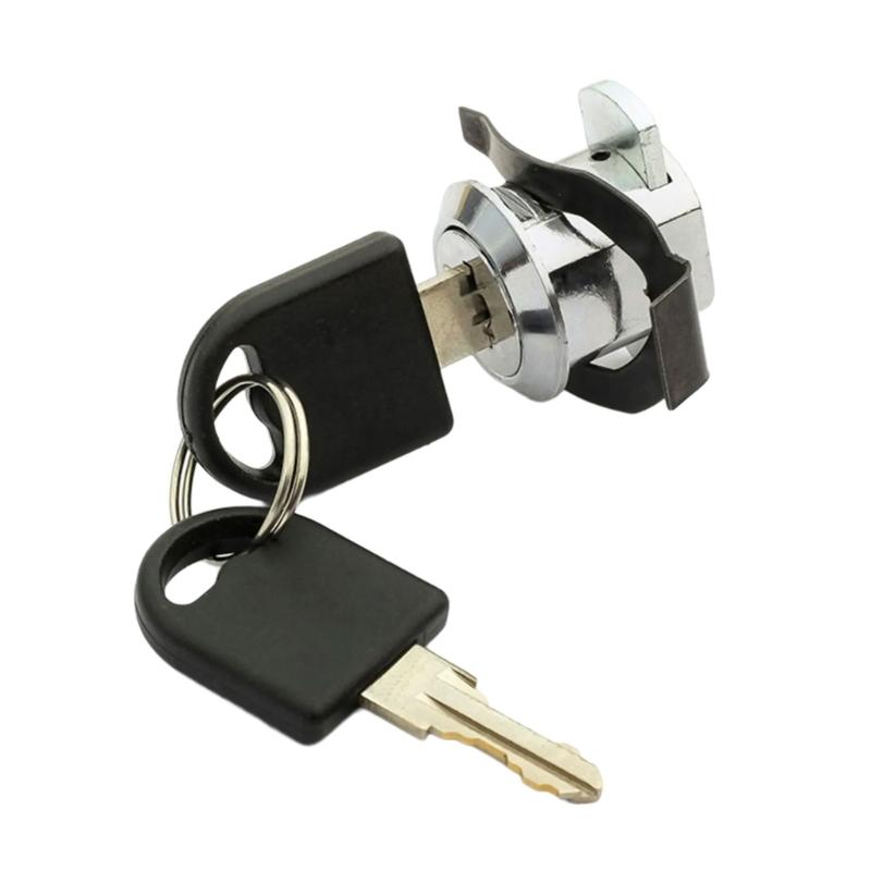 3pcs Heavy Duty Drawer Lock for Filing Cabinets Stainless Steel Replacement Secure Installation Home Office Use 1