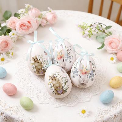 Uovo di Pasqua Coniglietto di Schiuma Ornamenti Decorazioni Pasquali Decorative per Uso Interno Esterno Decorazioni per Feste Natalizie Accento Atmosfera Festiva