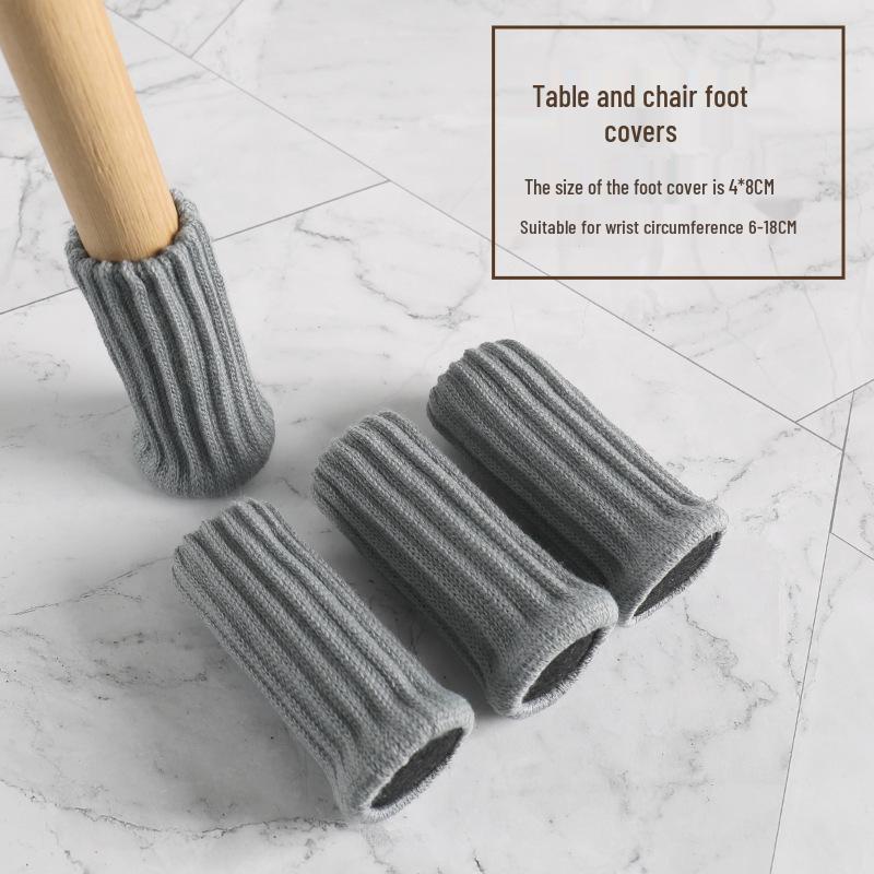 Thickened Non-Slip Chair and Table Leg Covers - Wear-Resistant, Silent Foot Pads for Tables and Chairs